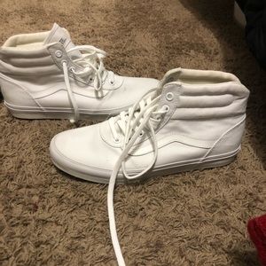 white high top vans